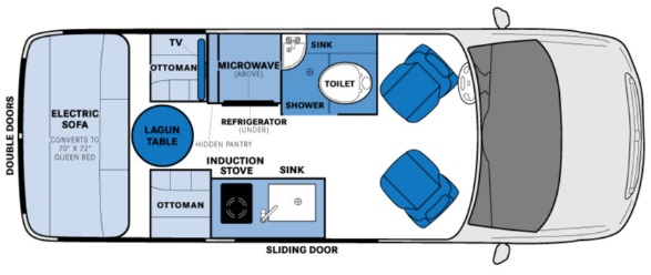 2024 PLEASURE WAY ASCENT TS, , floor-plans-day image number 0